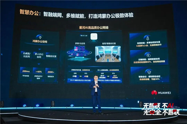 无智联不AI，无安全不智联｜华为2026星河AI网络商业峰会在广东深圳举办